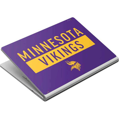NFL Minnesota Vikings Purple Performance Series Surface Book Skin