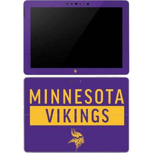 NFL Minnesota Vikings Purple Performance Series Surface Go Skin