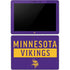 NFL Minnesota Vikings Purple Performance Series Surface Go Skin
