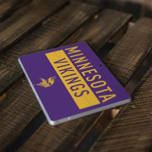 NFL Minnesota Vikings Purple Performance Series Surface Go Skin