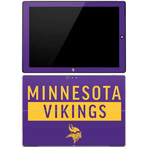NFL Minnesota Vikings Purple Performance Series Surface Pro 3 Skin