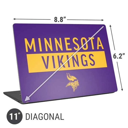 NFL Minnesota Vikings Purple Performance Series Universal Laptop 11in (8.8 x 6.2in) Skin