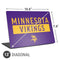 NFL Minnesota Vikings Purple Performance Series Universal Laptop 13in (10.6 x 7.6in) Skin