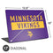 NFL Minnesota Vikings Purple Performance Series Universal Laptop 17in (13.8 x 10in) Skin