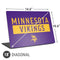 NFL Minnesota Vikings Purple Performance Series Universal Laptop 18in (14.6 x 10.6in) Skin