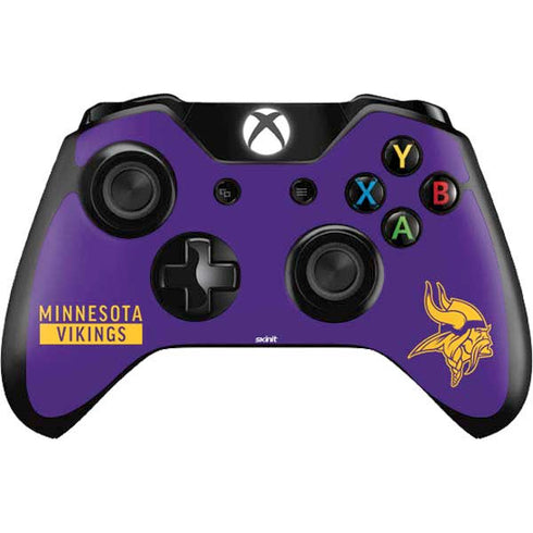 NFL Minnesota Vikings Purple Performance Series Xbox One Controller Skin