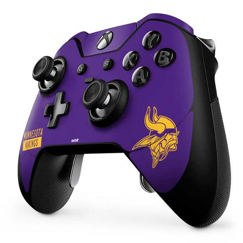 NFL Minnesota Vikings Purple Performance Series Xbox One Elite Controller Skin