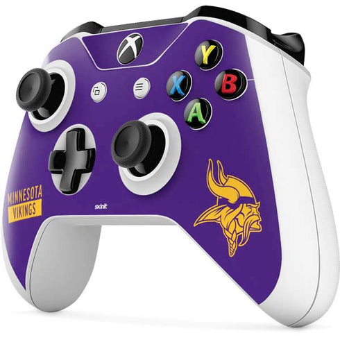 NFL Minnesota Vikings Purple Performance Series Xbox One S Controller Skin