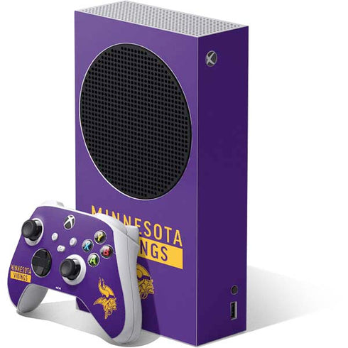 NFL Minnesota Vikings Purple Performance Series Xbox Series S Bundle Skin