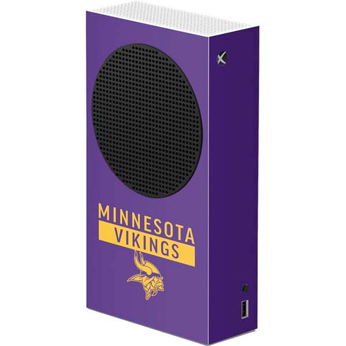 NFL Minnesota Vikings Purple Performance Series Xbox Series S Console Skin