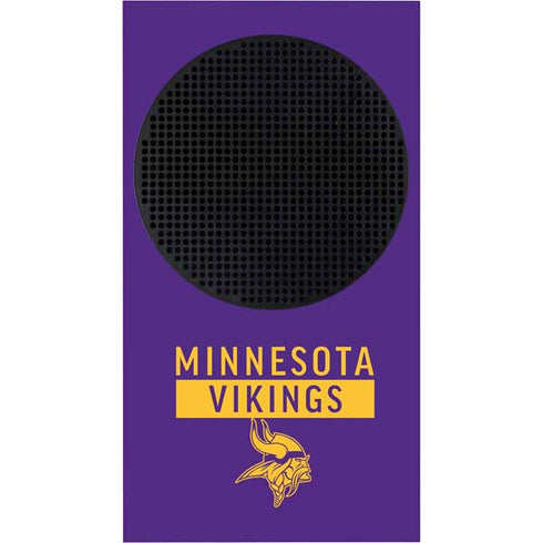 NFL Minnesota Vikings Purple Performance Series Xbox Series S Console Skin