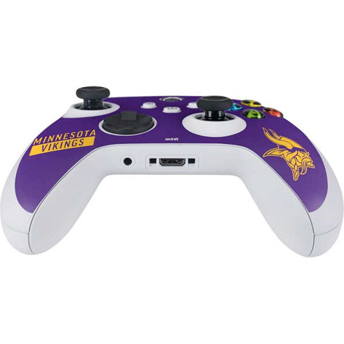 NFL Minnesota Vikings Purple Performance Series Xbox Series S Controller Skin