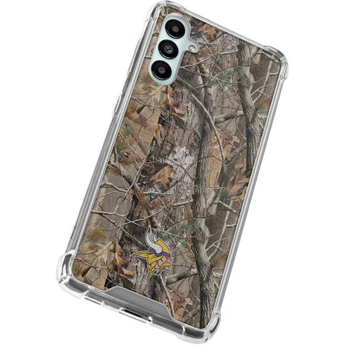 NFL Minnesota Vikings Realtree AP Camo Galaxy A15 5G Clear Case