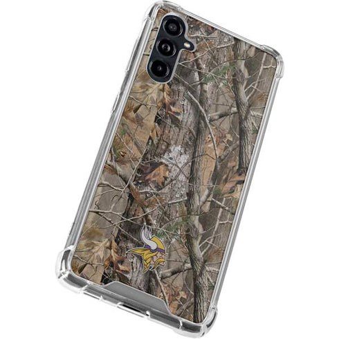 NFL Minnesota Vikings Realtree AP Camo Galaxy A54 5G Clear Case