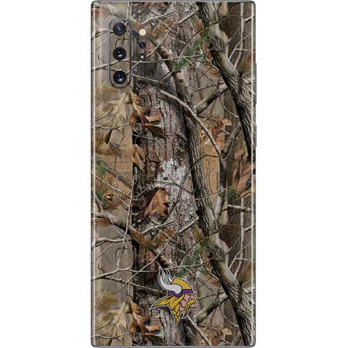 NFL Minnesota Vikings Realtree AP Camo Galaxy Note 10 Plus Skin