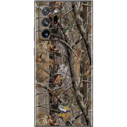 NFL Minnesota Vikings Realtree AP Camo Galaxy Note20 Ultra 5G Skin