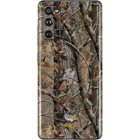 NFL Minnesota Vikings Realtree AP Camo Galaxy S20 Fan Edition Skin