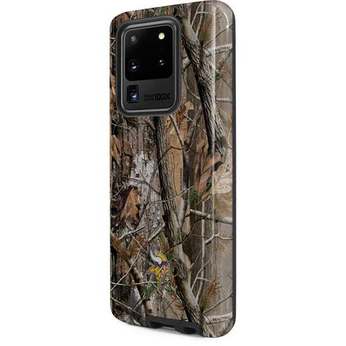 NFL Minnesota Vikings Realtree AP Camo Galaxy S20 Ultra 5G Pro Case