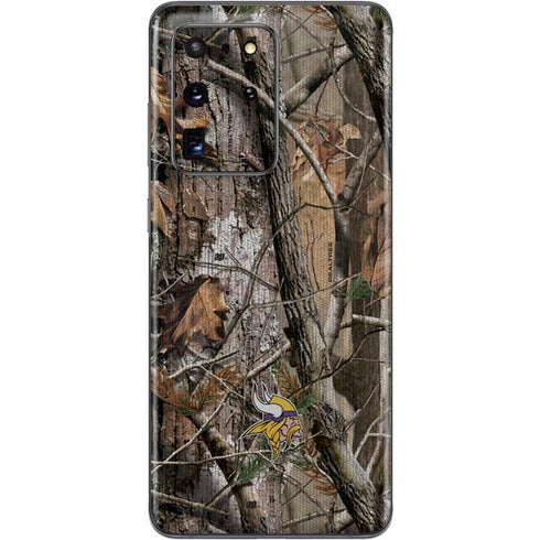 NFL Minnesota Vikings Realtree AP Camo Galaxy S20 Ultra 5G Skin