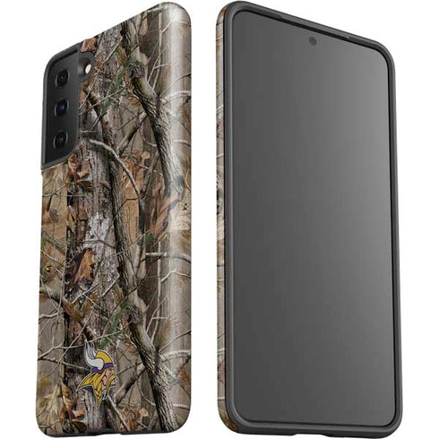 NFL Minnesota Vikings Realtree AP Camo Galaxy S21 FE Pro Case