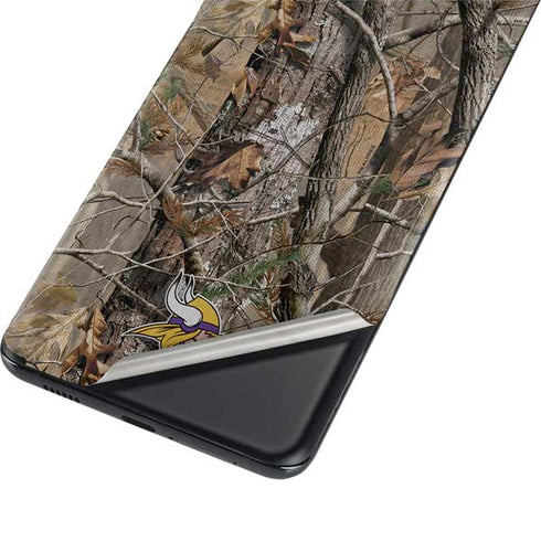 NFL Minnesota Vikings Realtree AP Camo Galaxy S21 Ultra 5G Skin