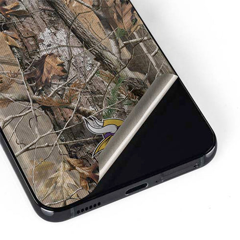 NFL Minnesota Vikings Realtree AP Camo Galaxy S22 Plus Skin