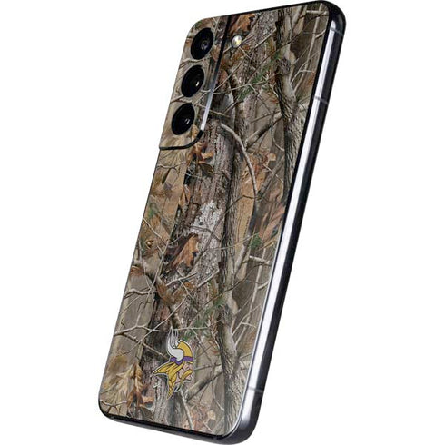 NFL Minnesota Vikings Realtree AP Camo Galaxy S22 Skin