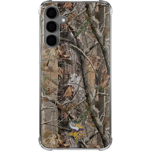 NFL Minnesota Vikings Realtree AP Camo Galaxy S24 Plus Clear Case