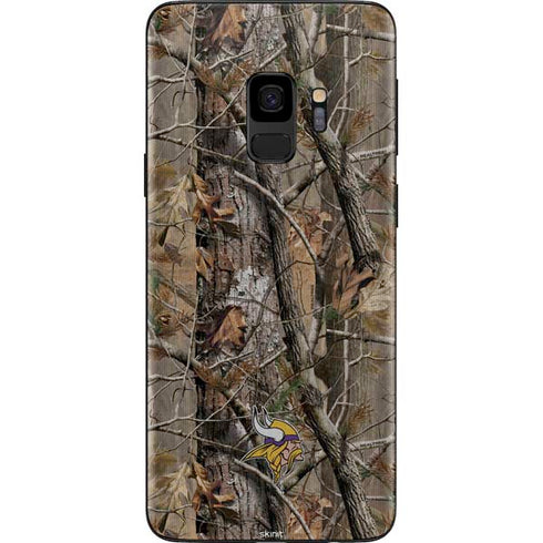 NFL Minnesota Vikings Realtree AP Camo Galaxy S9 Skin