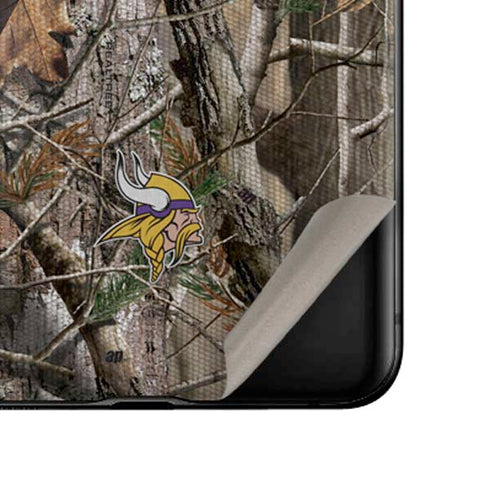 NFL Minnesota Vikings Realtree AP Camo Galaxy Z Flip Skin