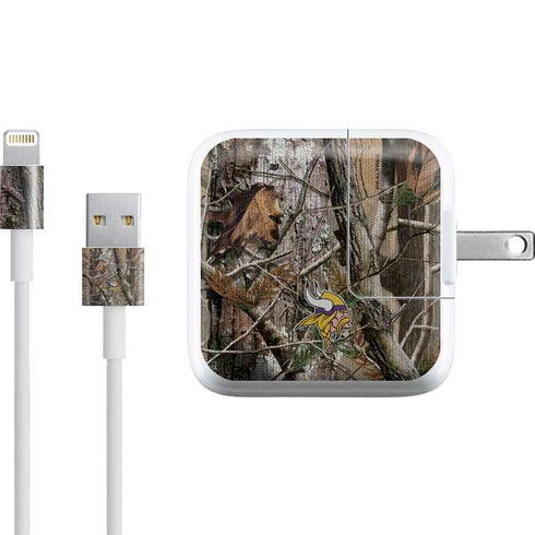 NFL Minnesota Vikings Realtree AP Camo iPad Charger (10W USB) Skin