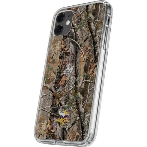 NFL Minnesota Vikings Realtree AP Camo iPhone 11 Clear Case