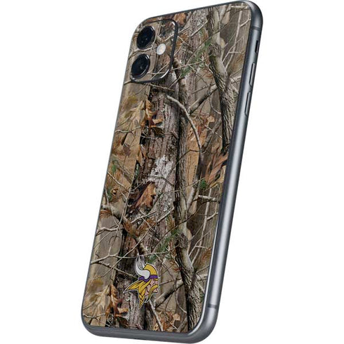 NFL Minnesota Vikings Realtree AP Camo iPhone 11 Skin