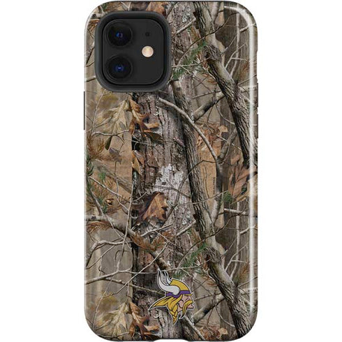 NFL Minnesota Vikings Realtree AP Camo iPhone 12 Impact Case