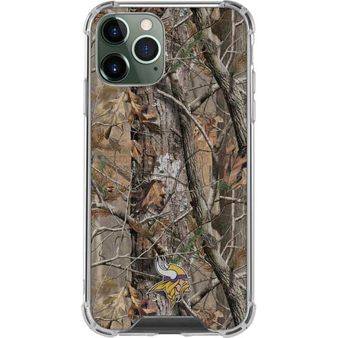 NFL Minnesota Vikings Realtree AP Camo iPhone 12 Pro Clear Case