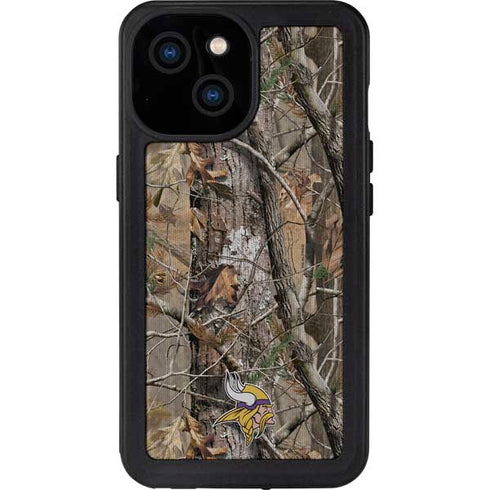 NFL Minnesota Vikings Realtree AP Camo iPhone 13 Mini Waterproof Case
