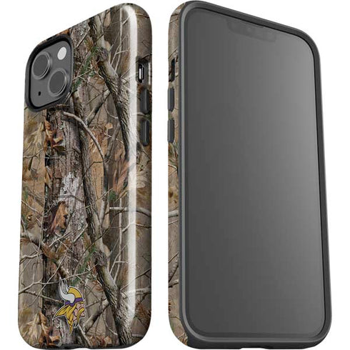 NFL Minnesota Vikings Realtree AP Camo iPhone 15 Plus Impact Case