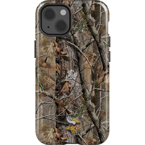 NFL Minnesota Vikings Realtree AP Camo iPhone 15 Impact Case