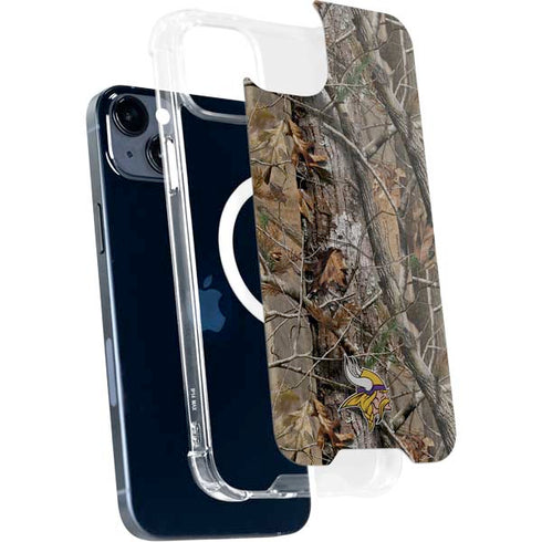 NFL Minnesota Vikings Realtree AP Camo iPhone 14 Plus MagSafe Case