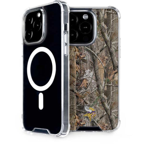 NFL Minnesota Vikings Realtree AP Camo iPhone 15 Pro MagSafe Case