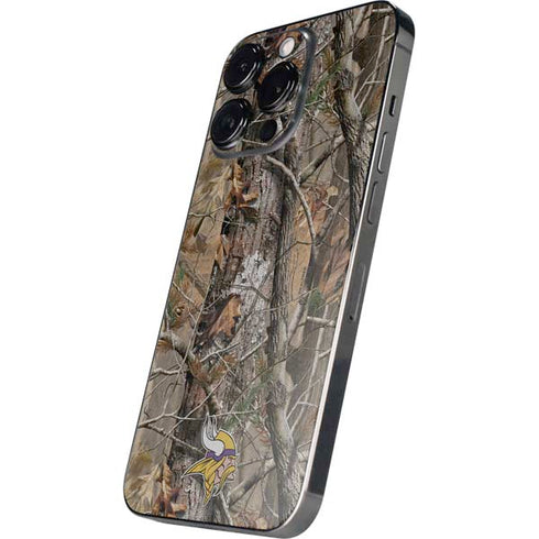 NFL Minnesota Vikings Realtree AP Camo iPhone 14 Pro Max Skin