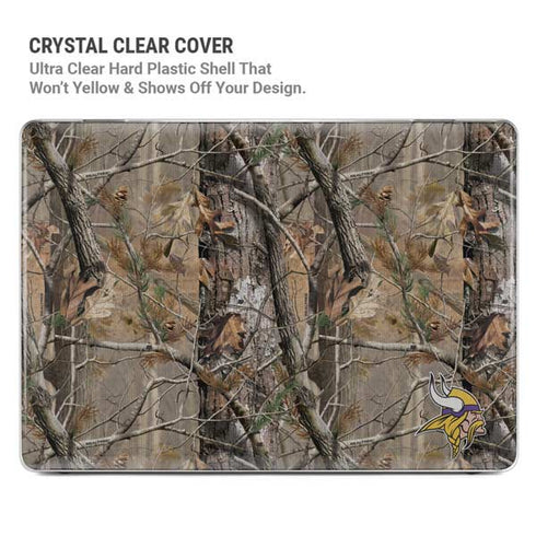 NFL Minnesota Vikings Realtree AP Camo MacBook Pro 15in (2016-19) Case plus Skin