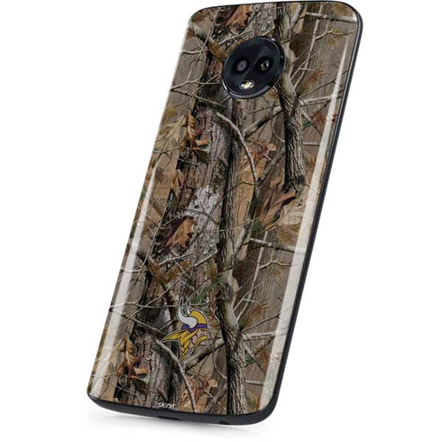 NFL Minnesota Vikings Realtree AP Camo Moto G6 Skin