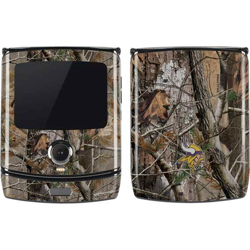 NFL Minnesota Vikings Realtree AP Camo Motorola RAZR Skin