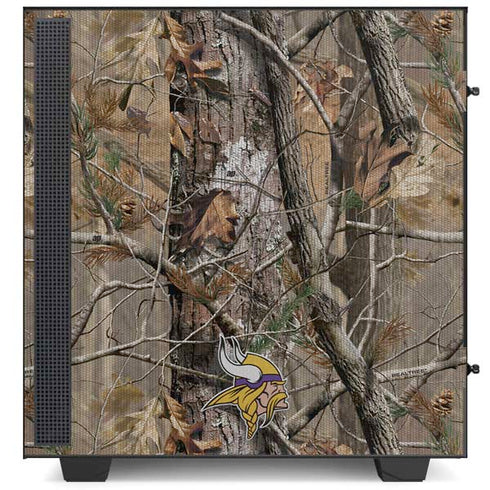 NFL Minnesota Vikings Realtree AP Camo NZXT H510 Compact ATX Mid-Tower Case Skin