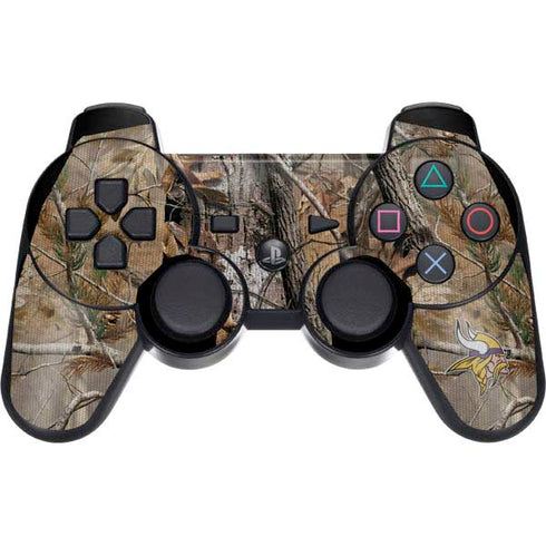 NFL Minnesota Vikings Realtree AP Camo PS3 Dual Shock wireless controller Skin