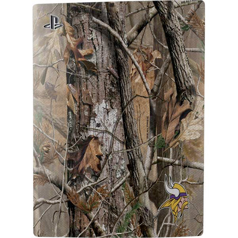 NFL Minnesota Vikings Realtree AP Camo PS5 Console Skin