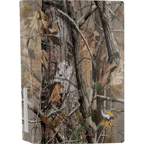 NFL Minnesota Vikings Realtree AP Camo PS5 Console Skin