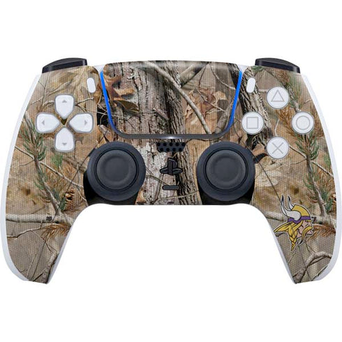 NFL Minnesota Vikings Realtree AP Camo PS5 Controller Skin