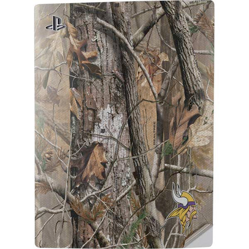 NFL Minnesota Vikings Realtree AP Camo PS5 Digital Edition Console Skin